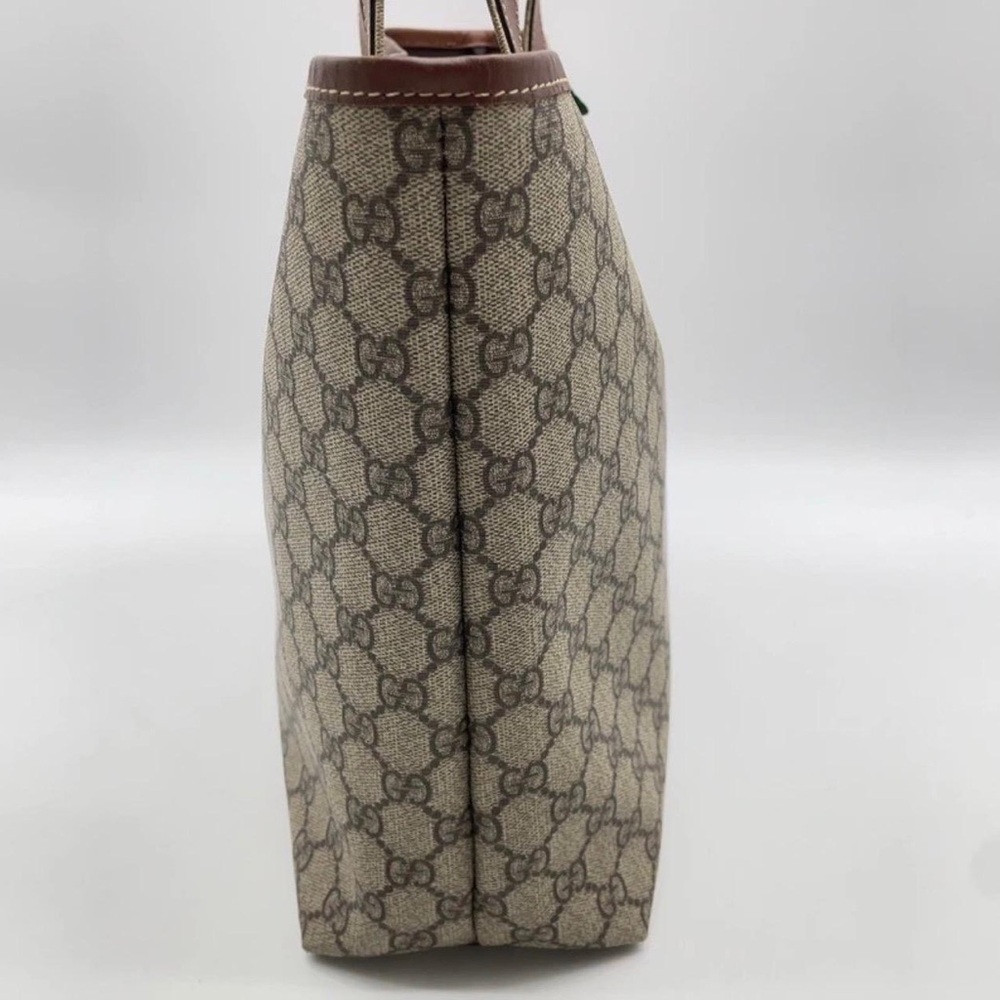 Gucci Beige and Brown Signature Tote - Picture 13 of 16